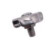 10pcs 4mm 304/A2 Stainless Steel Wire Rope Simple Grip Cable Clamp