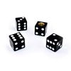 Dice Black Universal Valve Caps