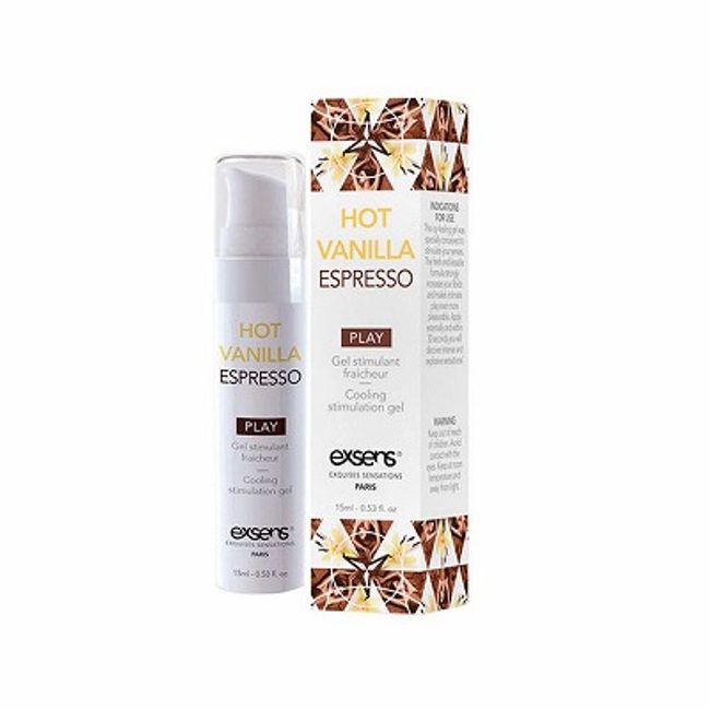 exsens Play Gel Hot Vanilla &amp; Espresso 15mL &quot;Free Delivery (B)&quot;