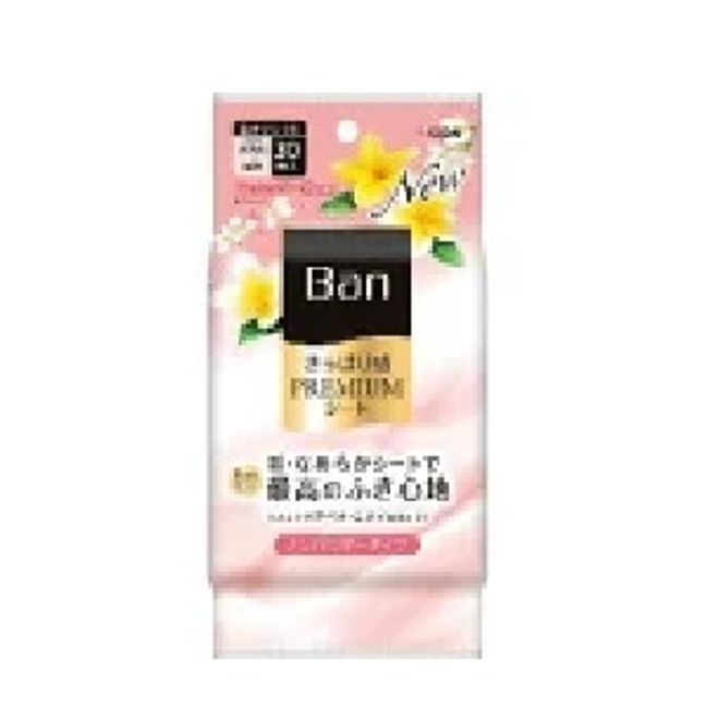 [Lion] Ban Refreshing PREMIUM Sheet, Non-Powder Type, Fresh Floral Scent (30 pieces) [Daily Necessities]