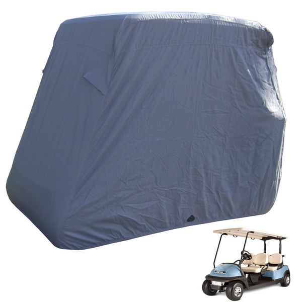 Formosa Covers | Deluxe 4 Seater Golf Cart Cover roof 80" L Grey, Fits E Z GO, Club Car, Yamaha G Model, and GEM e2