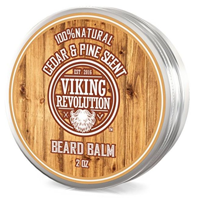 Beard Balm with Argan Oil & Mango Butter Strengthens & Softens Beards & Mustache