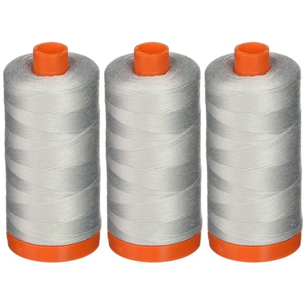 3-PACK - Aurifil A1050-2600 Mako Cotton Thread Solid 50WT 1422Yds Dove