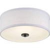 Progress Lighting Inspire LED Collection One-Light LED Flush Mount, Graphite, 6.00x13.00x13.00