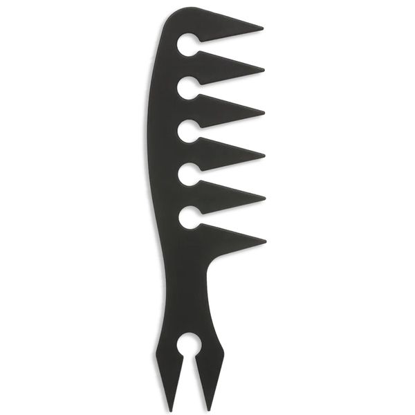 AceMan Hair Comb - Professional Styling Comb For Texture and Volume - Black