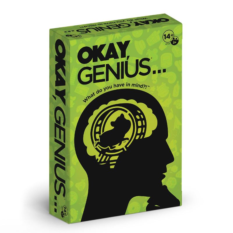 PlayMonster Okay, Genius… Fun Family Game Night Card Game for Teens ...