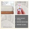 Queen Sheet Set Paisley - 400 Thread Count 100% Cotton Sateen, Queen Size Sheets