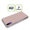 Head Case Designs Pink Brown Plaid - Pattern Collection Hard Back Case Compatible With Huawei Y360 / Y3