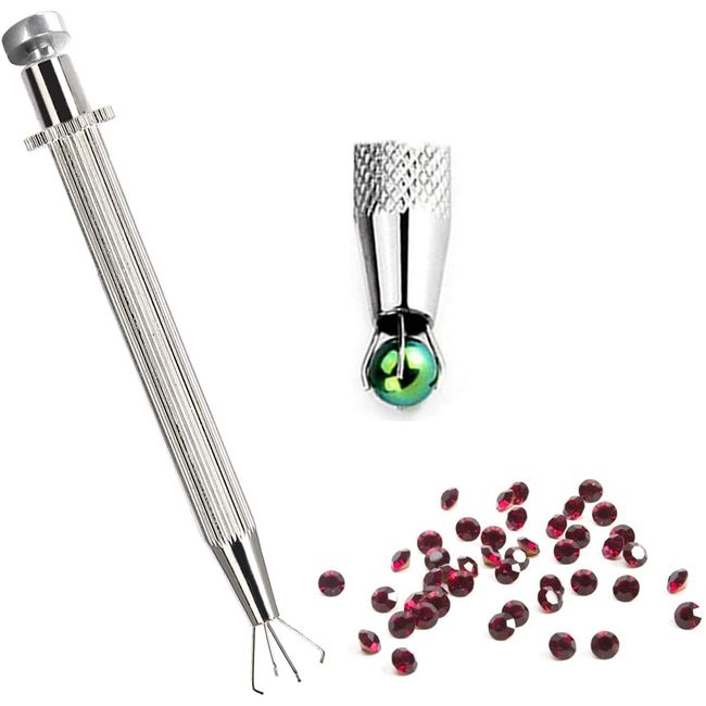 Jewelry Pick Up Tools, Diamond Gemstone Tweezers Tweezers Catcher Grabber Jewelry Making Jewelers Tools