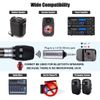 Dual UHF Supercardioid Handheld Wireless Vocal Microphone System Mic 10 Channel