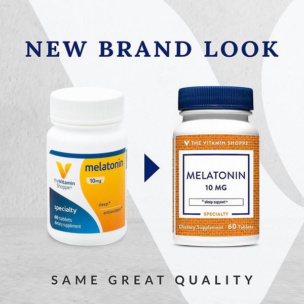 Melatonin 10MG (60 Tablets) by The Vitamin Shoppe