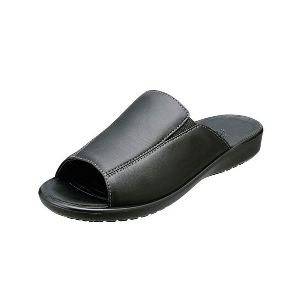 Pansy 6020 Flexible Office Sandals, PU Injection, Men's, M, Black