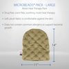 Core Products MicroBeads Moist Heat Therapy Microwave Pack - Large Heating Pad 11" X 14"