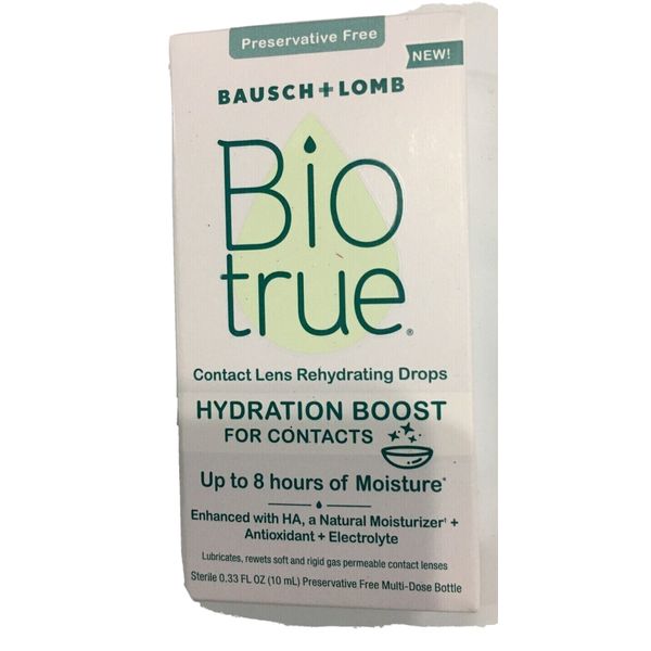 Biotrue Hydration Boost for Contact Lens Solution, 0.33 fl oz