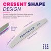 PORTENTUM 16 PCS Professional Nail Files Double Sided Emery Board for Nails 100/180 Grit Washable Nail File, Fingernail Buffering Files Manicure Tools Nail Styling Tools Pet Grooming Tools