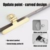 Phone Tether Tab, Ultra-Thin Phone Strap Patch 360° Rotatable Phone Patch for Lanyard Universal Strap Tether Tab for Cell Phone (Gold)