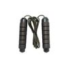 Memory Foam Adjustable Ball Bearing Fast Speed Skipping Jump Rope - (Black)