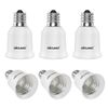 DiCUNO E17-E26 Bulb Socket Conversion Adapter 200 Degree Heat Resistant Up to 200W Work Rate 6 Pack