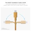 NATIVE UNION BELT Cable USB-C to Lightning Data Sync Rapid Charging Cable [MFi Certified] Compatible with iPhone/iPad (1.2m) (Kraft)