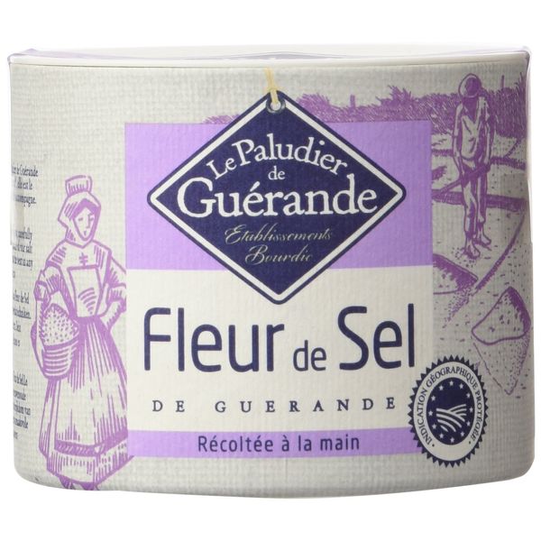 The French Farm Fleur de Sel de Guerande - French finest sea salt Le Paludier 4.4 oz