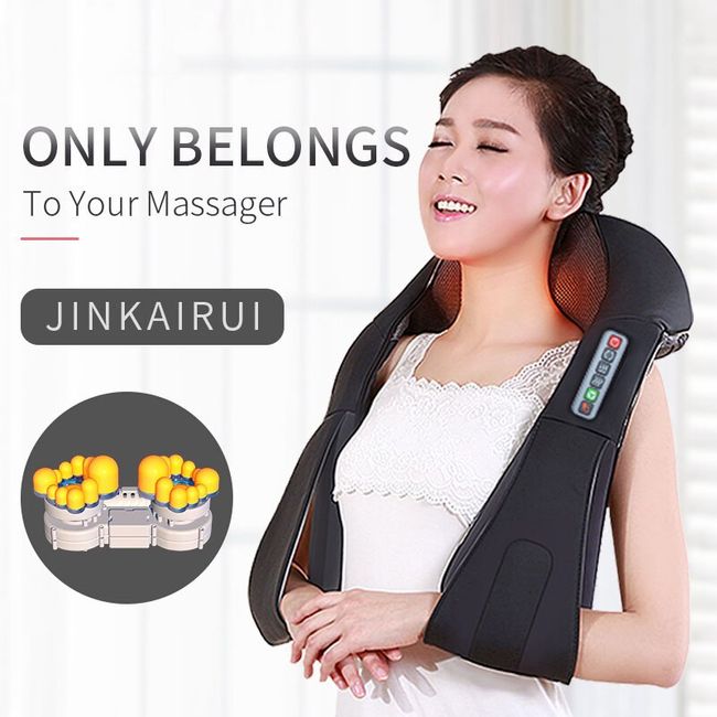 U Shape Electrical Shiatsu Back Neck Shoulder Body Massager