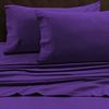 Tribeca Living FLSOEDSS Luxury Solid Flannel Deep Pocket Sheet Set, Queen, Pu...