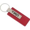 Toyota TRD Rectangular Leather Key Chain (Red)