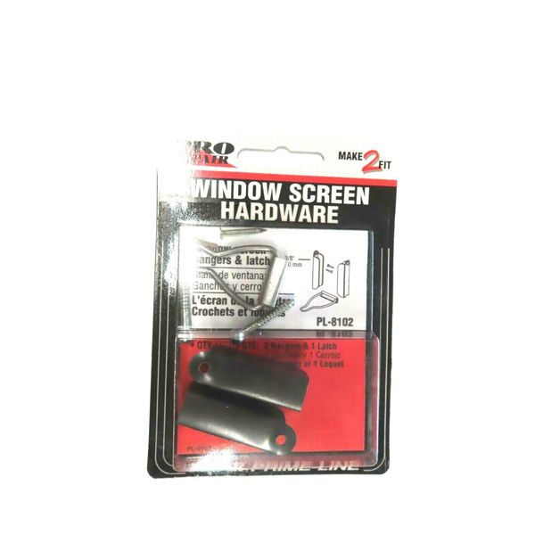 Prime-Line Window Screen Hardware  Window screen hangers and latches # PL-8102