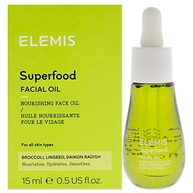 ELEMIS Superfood Facial Oil Concentrated Lightweight, Nourishing Daily Face Oil Hydrates and Smooths Skin