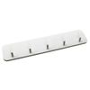 High Logic 32584 TQOOL Resin Hooks, Magnetic Hooks, 5 Rows, White, 1 Piece