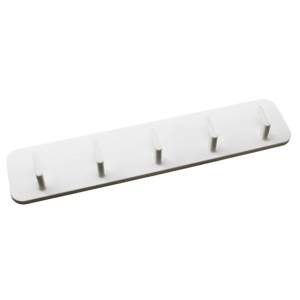 High Logic 32584 TQOOL Resin Hooks, Magnetic Hooks, 5 Rows, White, 1 Piece
