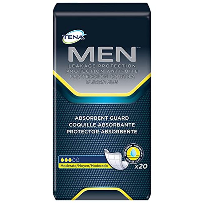 Tena Incontinence Guards for Men, Moderate, 144 Ct 