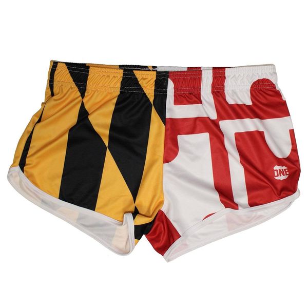 Maryland Full Flag / Athletic Shorts (Ladies) - Small / Maryland Flag