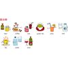 Flashcards (drinks) A4 size, Flashcards, English word cards (Drinks), A4 size