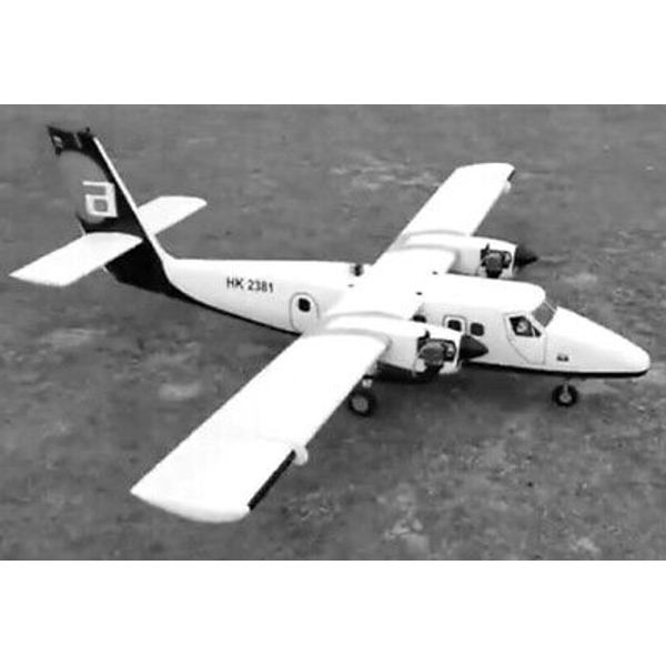 DeHavilland DHC-6 Twin Otter 86" WS RC Model Airplane Printed Plans & Templates