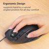 ELECOM DEFT Trackball Mouse, Wired, Finger Control, 8-Button Function with Smooth Tracking, Ergonomic Design, Windows11, macOS (M-DT2URBK)