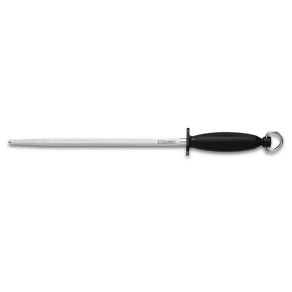 3 Claveles 1602 – Round Sharpener, Hard Chrome, 30 cm, 12 Inches