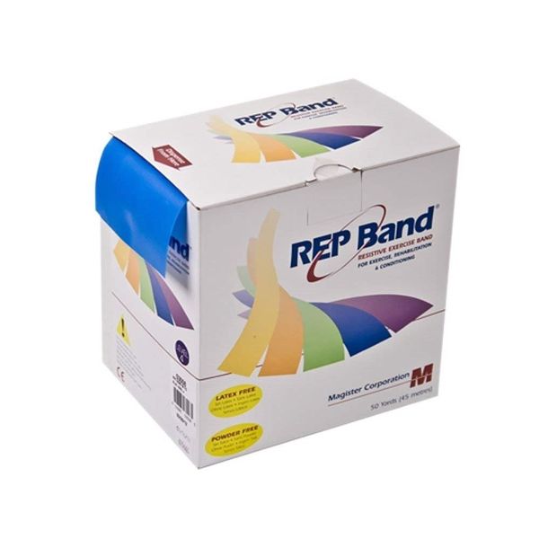 Rep Band Exercise Band - Latex Free - 50 Yard - Blueberry, Level 4