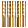 5/32" Drywall Cutout Drill Bit Sabre Point Titanium Cut Out Router Cut Bit-10Pcs