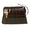 Paint Brush Bag Artist Paint Brush Holder 22 Slots Roll Up Brush Bag Case Paint Brush Storage Canvas Pouch Draw Pen Watercolor Oil Painting Brushes Holder for Acrylic Watercolor Oil Draw Pen Brush