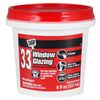 Dap 12120 33 Glazing Compound, 1/2-Pint, White