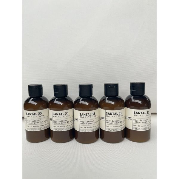 LE LABO SANTAL 33 BODY LOTION LOT OF 5 EACH 3oz