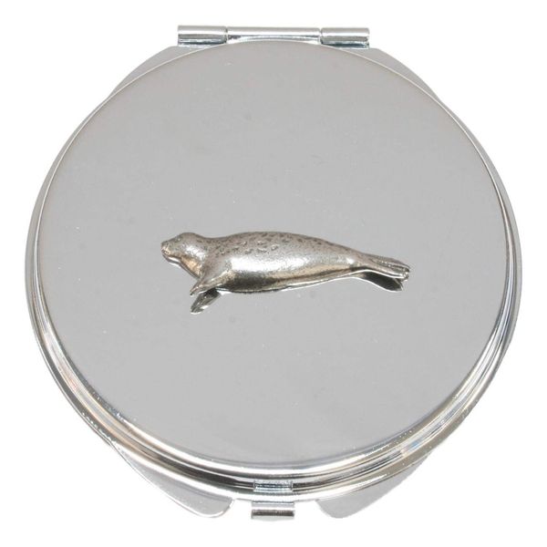 Seal Compact Mirror Handbag Gift With Free Engraving 424