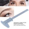 Eyebrow Stencil Ruler, Reusable Vernier Caliper for Measuring Eyebrow, Permanent Eyebrow Positioning Ruler for Makeup Cosmetic Measuring Eyebrow, 150mm DIY Eyebrow Ruler Template