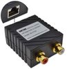 kenable Audio Sender Over LAN Cat5 Ethernet Cable Phono RCA Extender 150m [150 metres]