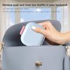 BVN Leak-Proof Denture case, Denture Cup for Soaking dentures, Retainer Cleaning case Pink and White Denture case