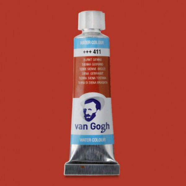 Van Gogh 10ml Watercolour Paint - Burnt sienna