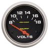 AUTO METER 5492 Pro-Comp Electric Voltmeter Gauge, Regular, 2.625 in.