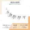 LASHIDOL False Eyelashes, Natural, Lower Eyelashes, Around the Eyelashes, Thin, Transparent Shaft, Handmade, Natural (Bottom lash no.04)