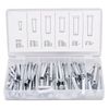 NEIKO 50414A Clevis Pin Assortment Kit | Steel Construction | 3/32”,1/8”, and 5/32” Hole Sizes | 60 Piece
